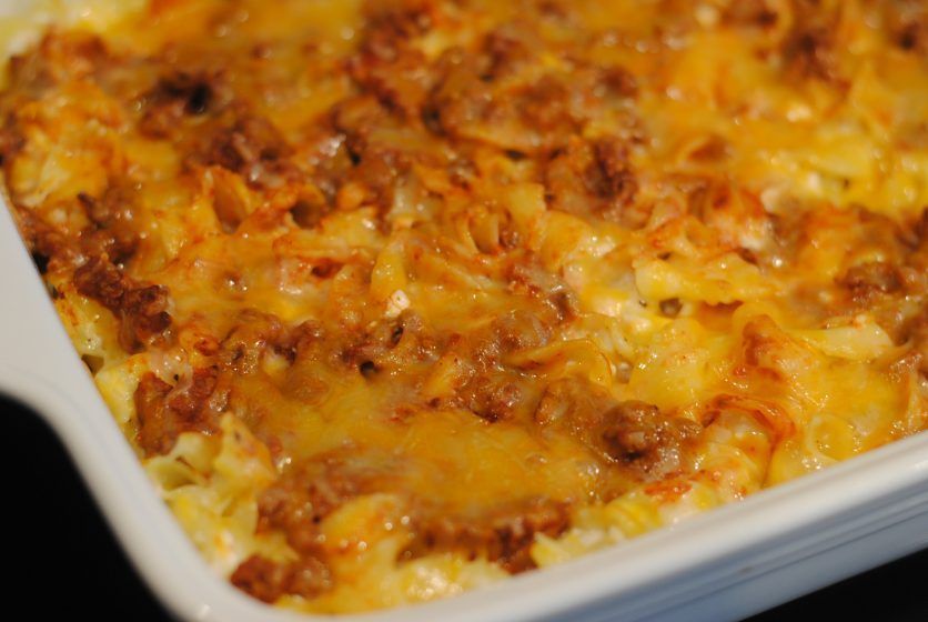 Cheesy Beef Bake