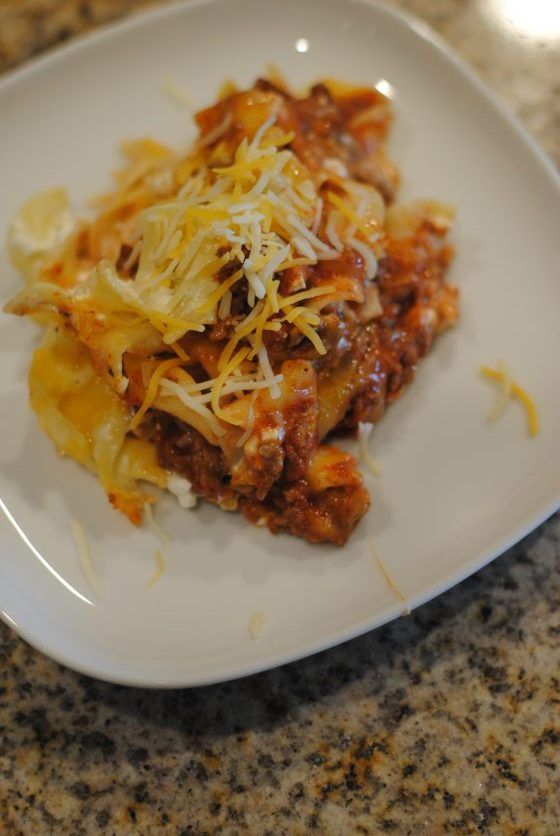 Cheesy Beef Bake