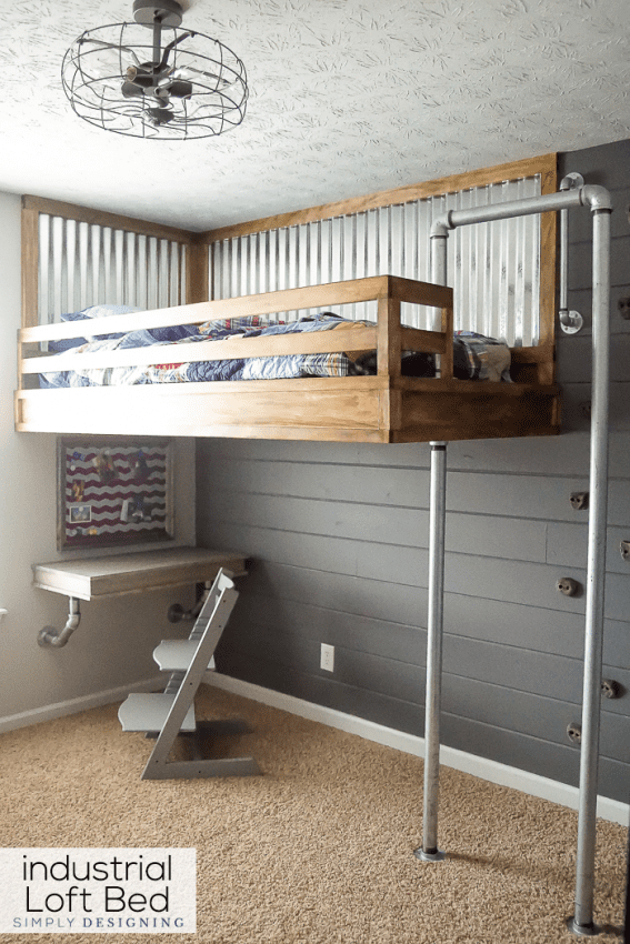 https://simplydesigning.porch.com/industrial-loft-bed-with-rock-wall-and-firemans-pole/