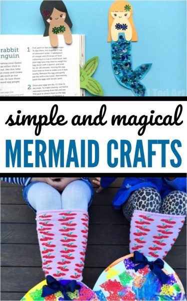 Mermaid Crafts that are simple and magical for all Mermaid Lovers!