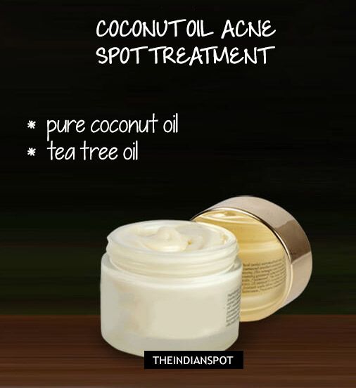 Ways To Use Coconut Oil - Spot Acne Treatment