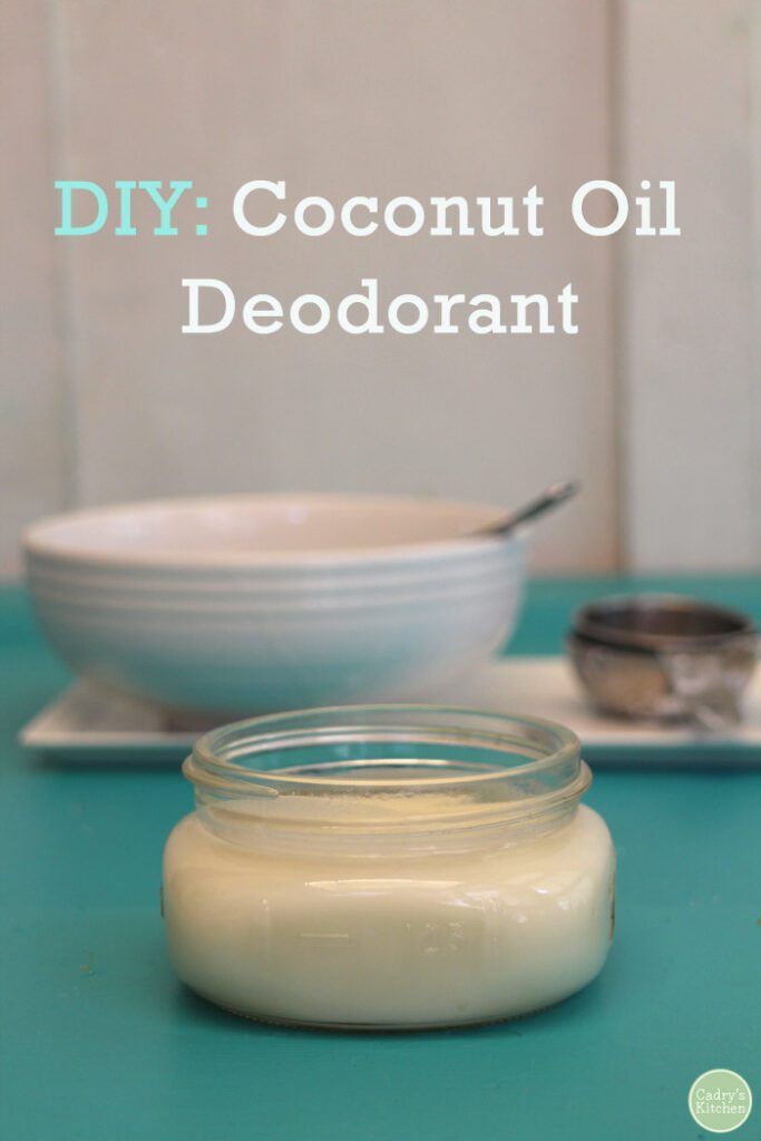 Ways To Use Coconut Oil - Deodorant