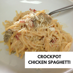 Crockpot Chicken Spaghetti