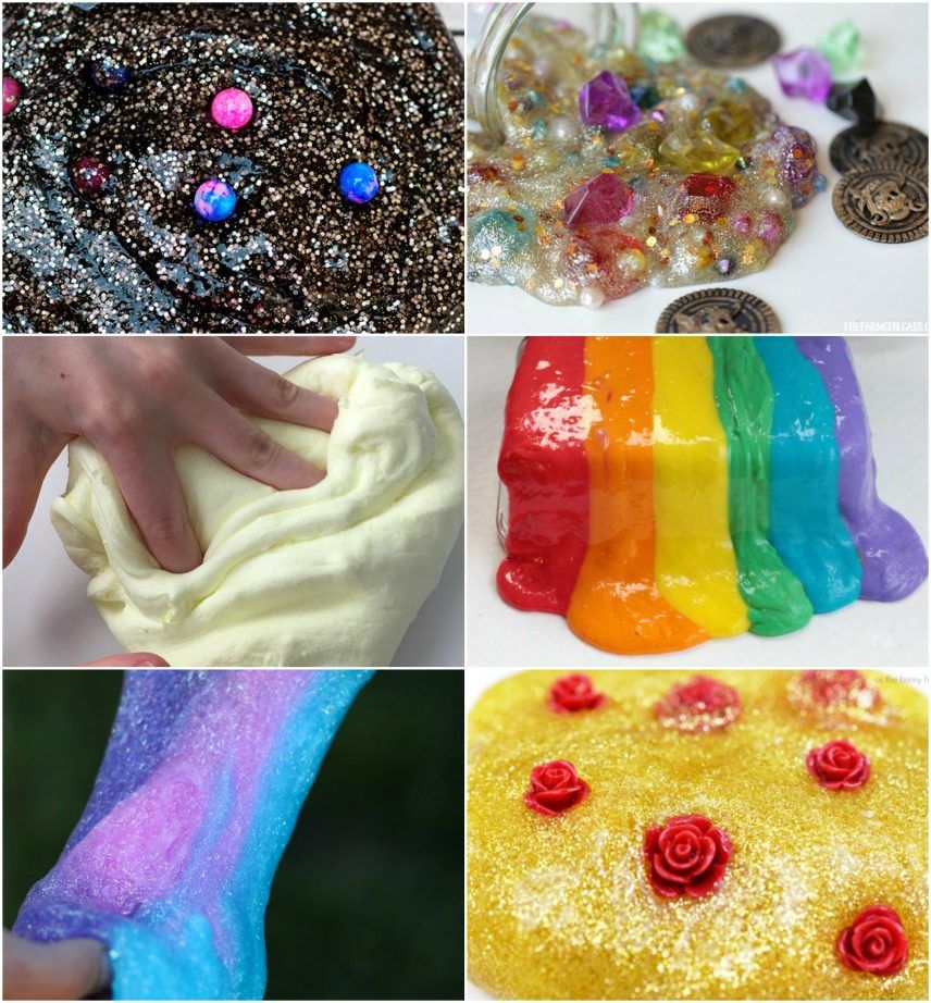 Colorful Rainbow Slime - Little Bins for Little Hands