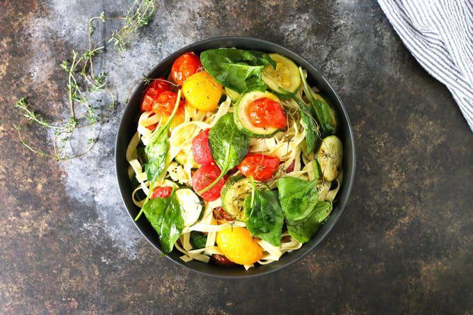 https://www.honeyandbirch.com/roasted-tomato-zucchini-spinach-fettucini/