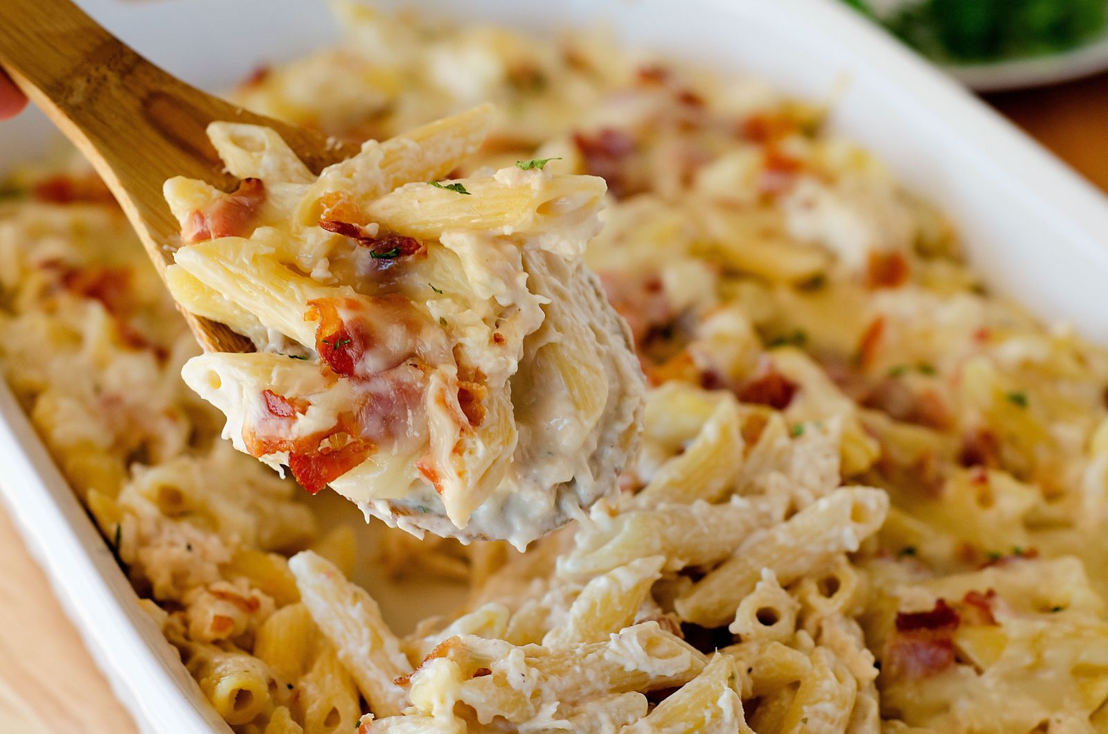 https://life-in-the-lofthouse.com/chicken-bacon-ranch-baked-penne/