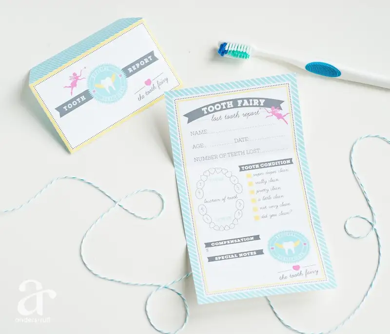 Tooth Fairy Printables