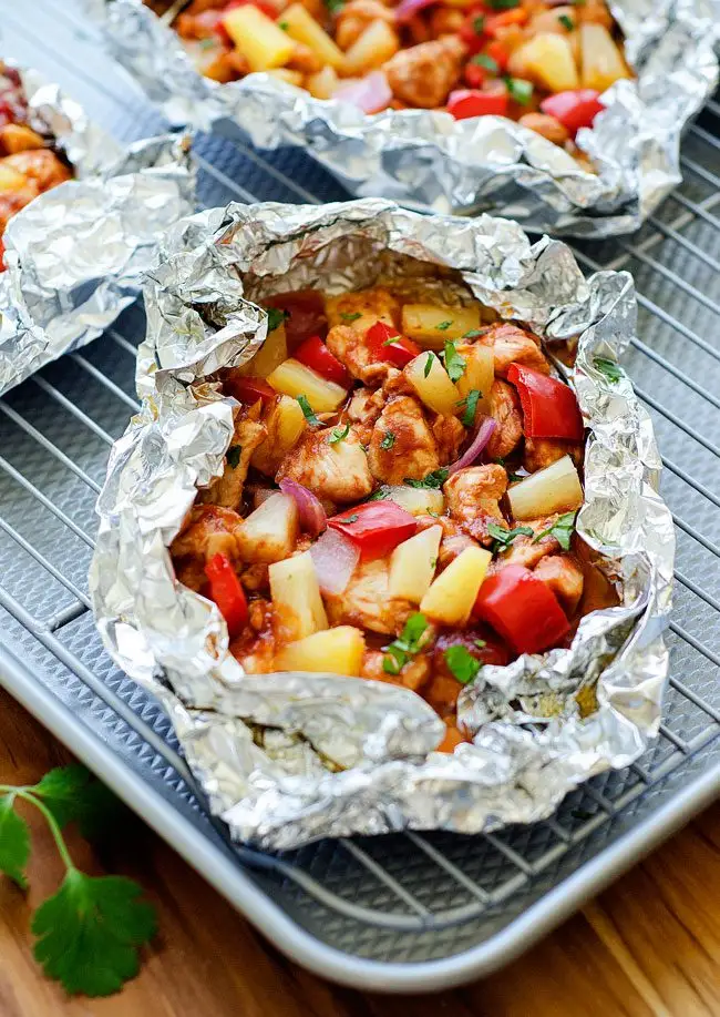 BBQ Chicken Foil Packs