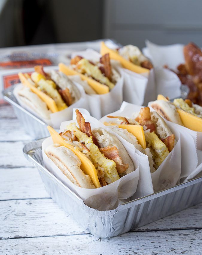 Ultimate Tailgating Breakfast Sandwich