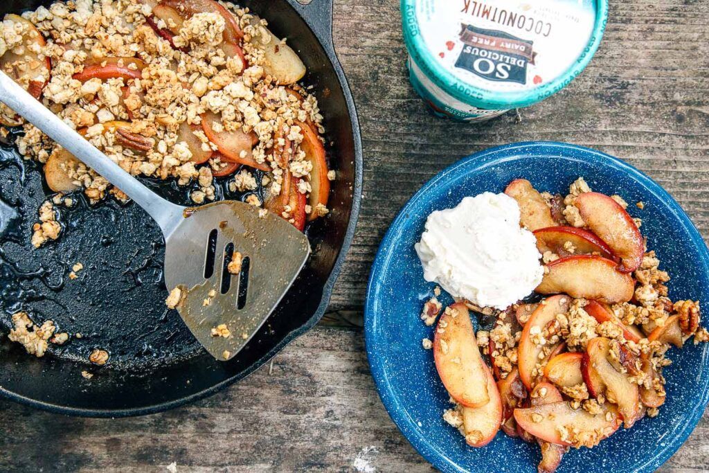 Quick & Easy Campfire Apple Crisp