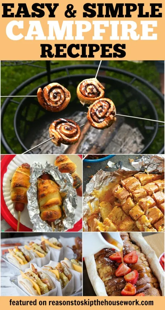 Camping Recipes that are simple, easy to pack, and delicious!  You'll want these for your next camping trip!