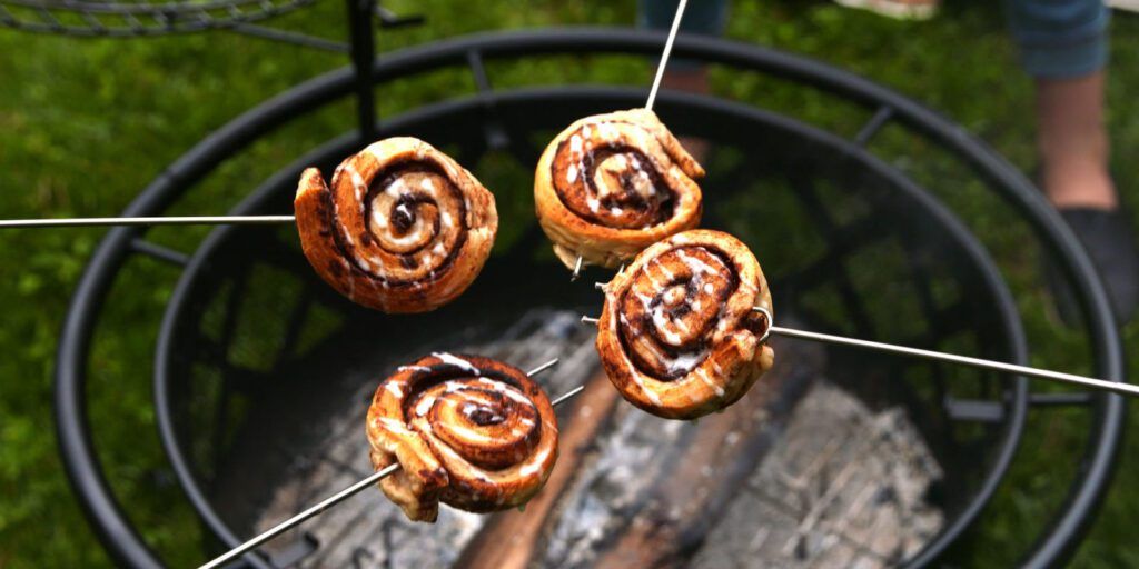 Campfire Cinnamon Rolls