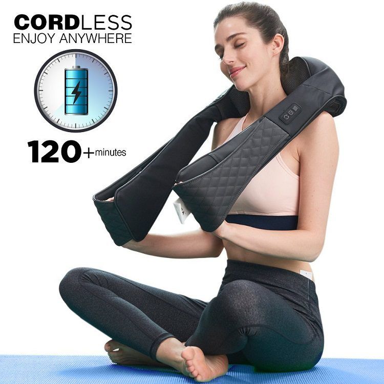 LiBa Cordless Shiatsu Neck Shoulder Back Massager