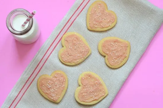 Paleo Heart Shaped Sugar Cookies