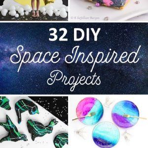 32 Easy DIY Space-Inspired Projects (Galaxy-Themed Craft Ideas)