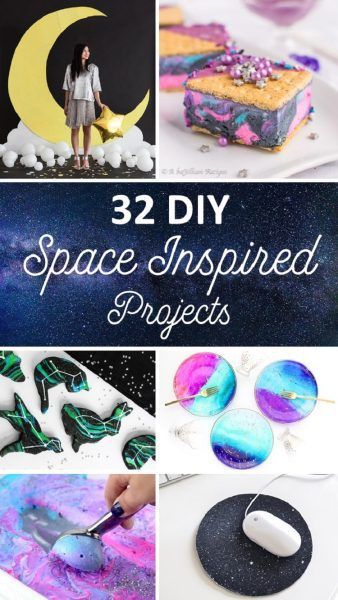 32 Easy DIY Space-Inspired Projects (Galaxy-Themed Craft Ideas)