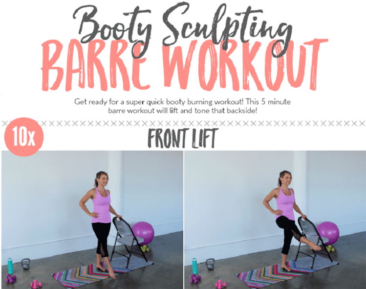 A 5-Minute Quick Workout by Heading to the Barre