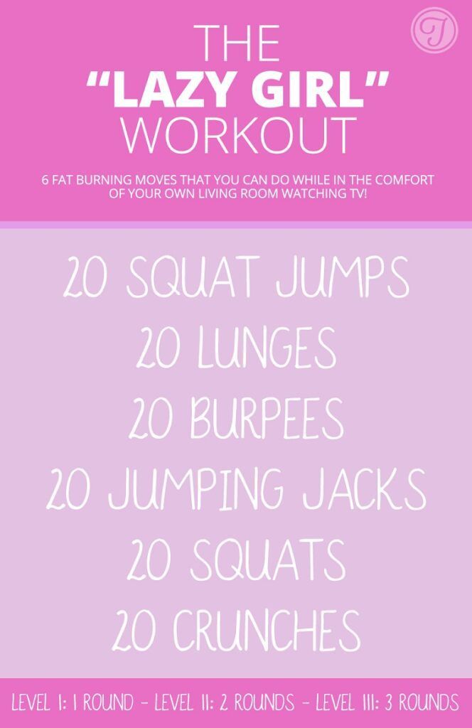 A Quick Workout for ‘Lazy Girls’ to Do at Home