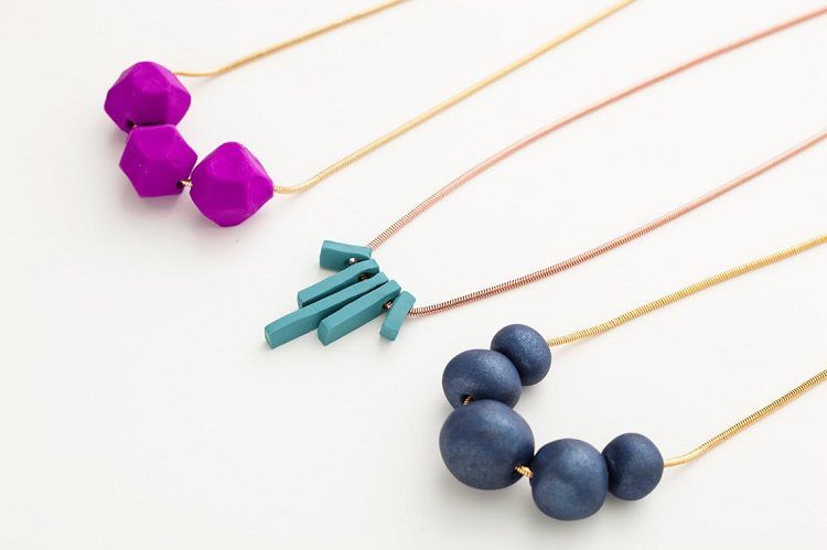 Chic Clay Necklaces that are a DIY Dream: DIY Clay Jewelry