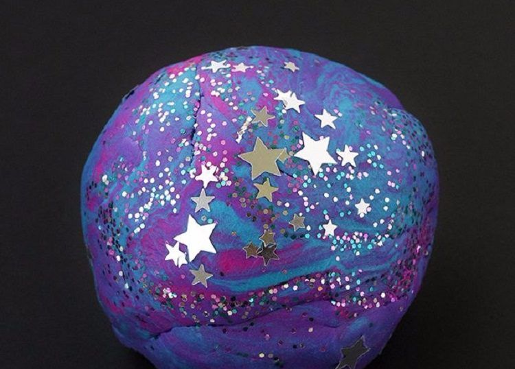 DIY Space-Inspired Projects: Play-Doh with a Glittery, Galactic Twist