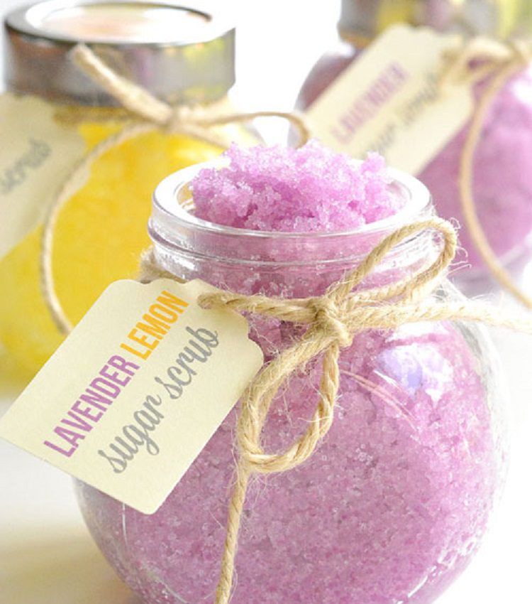 Lavender, Lemon, and Sugar Scrub