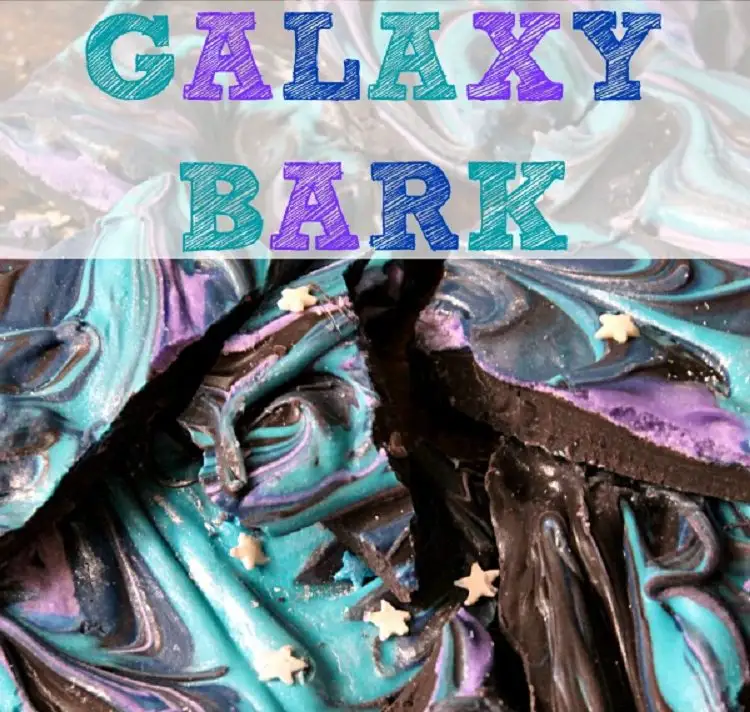 Galaxy styled chocolate