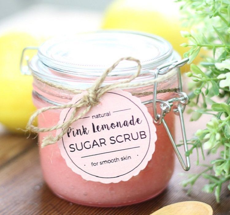 DIY Body Scrub as Sweet as Lemonade