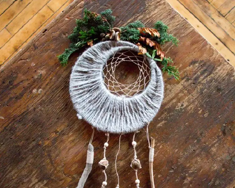 A Woodland Inspired Dream Catcher