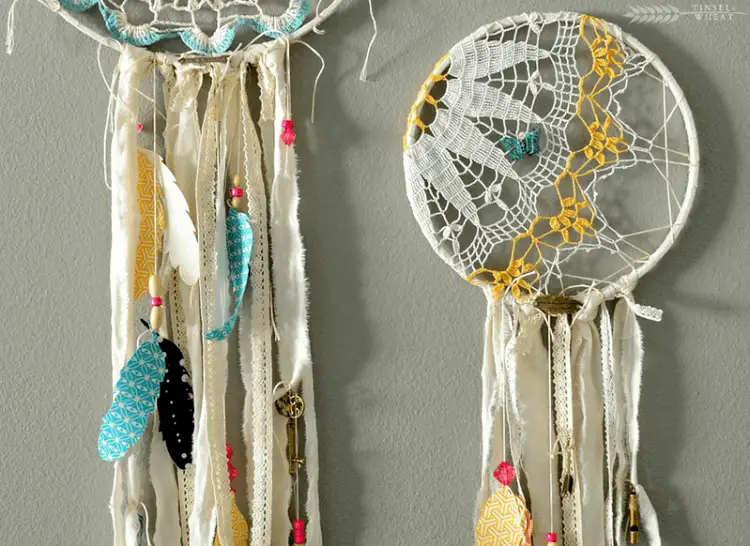 A Free-Spirited Dream Catcher Using Recycled Materials