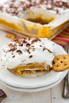 No Bake Pumpkin Dessert