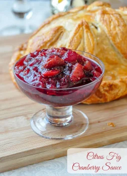 Citrus Fig Cranberry Sauce