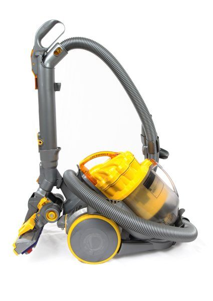 Yellow handheld vacuum