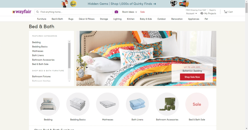 wayfair website