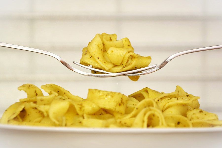 Pasta In Fork