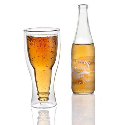 Lily's Home Upside Down Double Wall Beer Glass