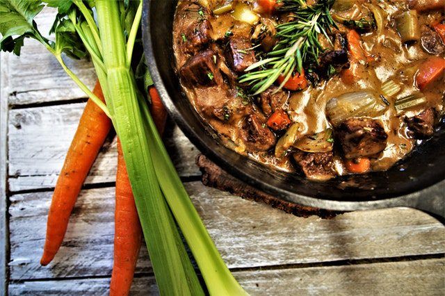 a big servings of beef stew, one of the best soup recipes