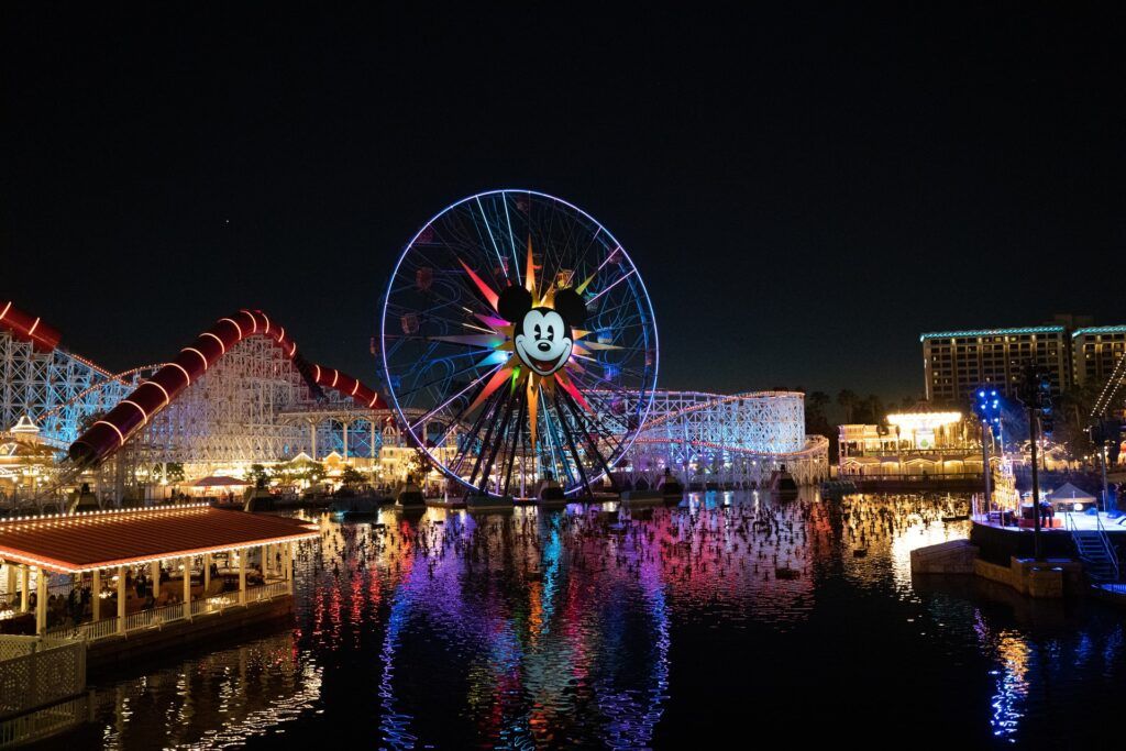 Disneyland amusement park in Anaheim, California