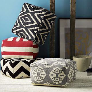 floor poufs |  Retropolitan Hip 