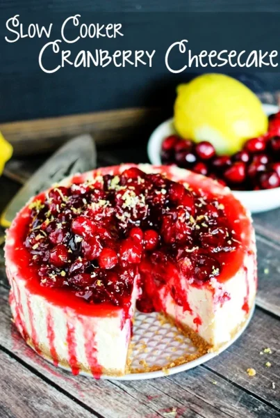 Cranberry Cheesecake