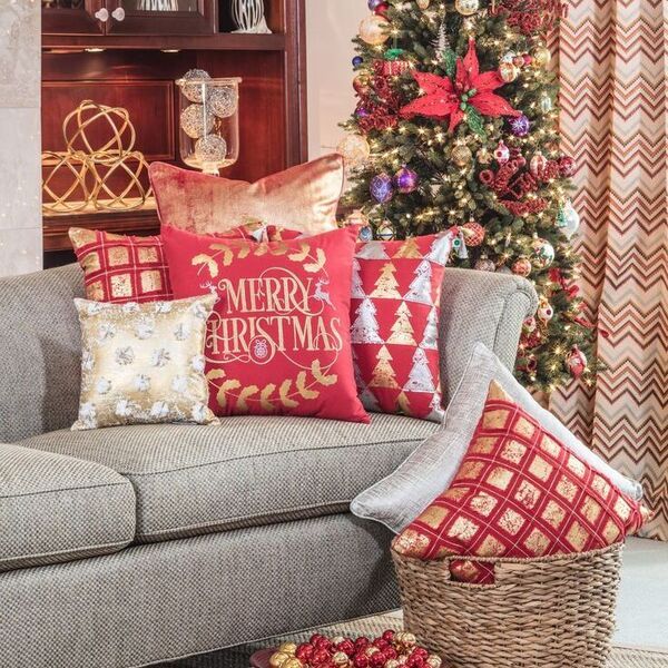 Festive pillow - merry Christmas pillows
