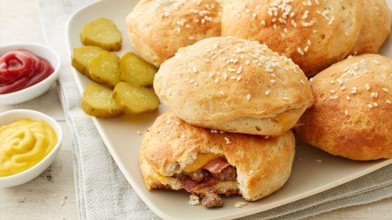 Bacon Cheeseburger Biscuit Bombs