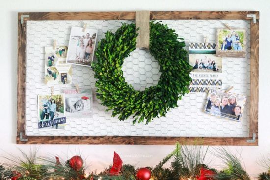 Chicken Wire Holiday Holder