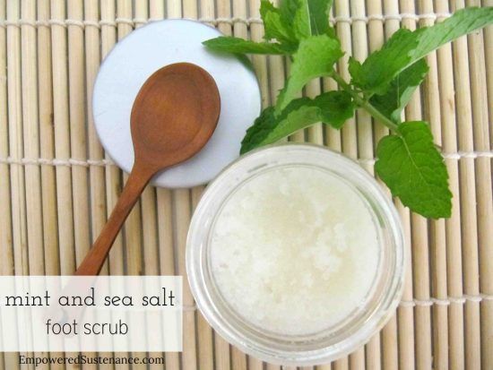 Mint and Sea Salt Foot Scrub