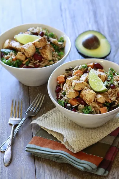 Fall Mexican Rice Bowls