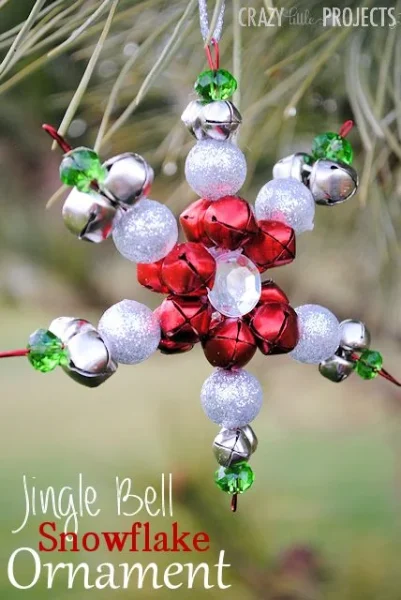 Jingle Bell Snowflake Ornament