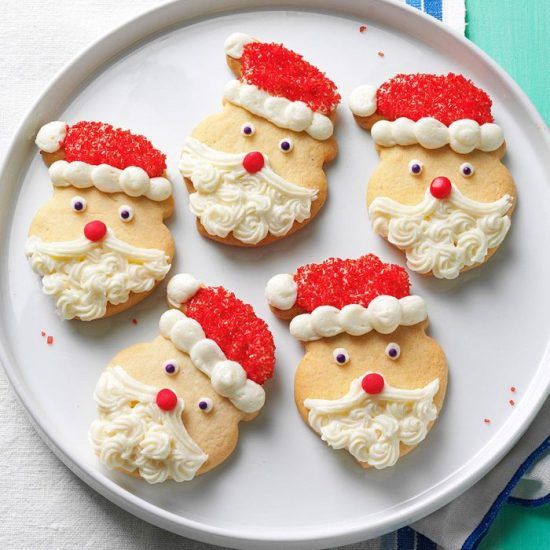 Santa Clause Sugar Cookies