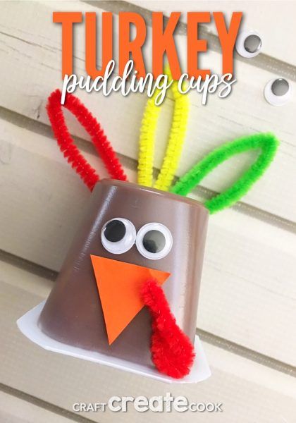 Turkey Pudding Cups