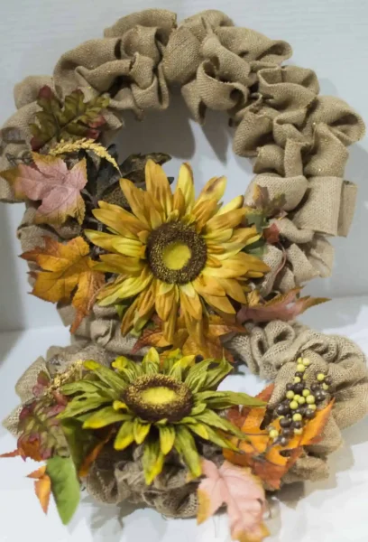 The Ultimate Easy DIY Burlap Wreath for Fall