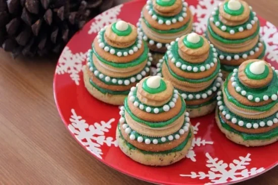 Cookie Christmas Trees