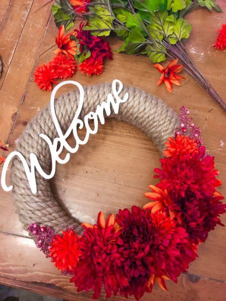 Fall Floral DIY Wreath